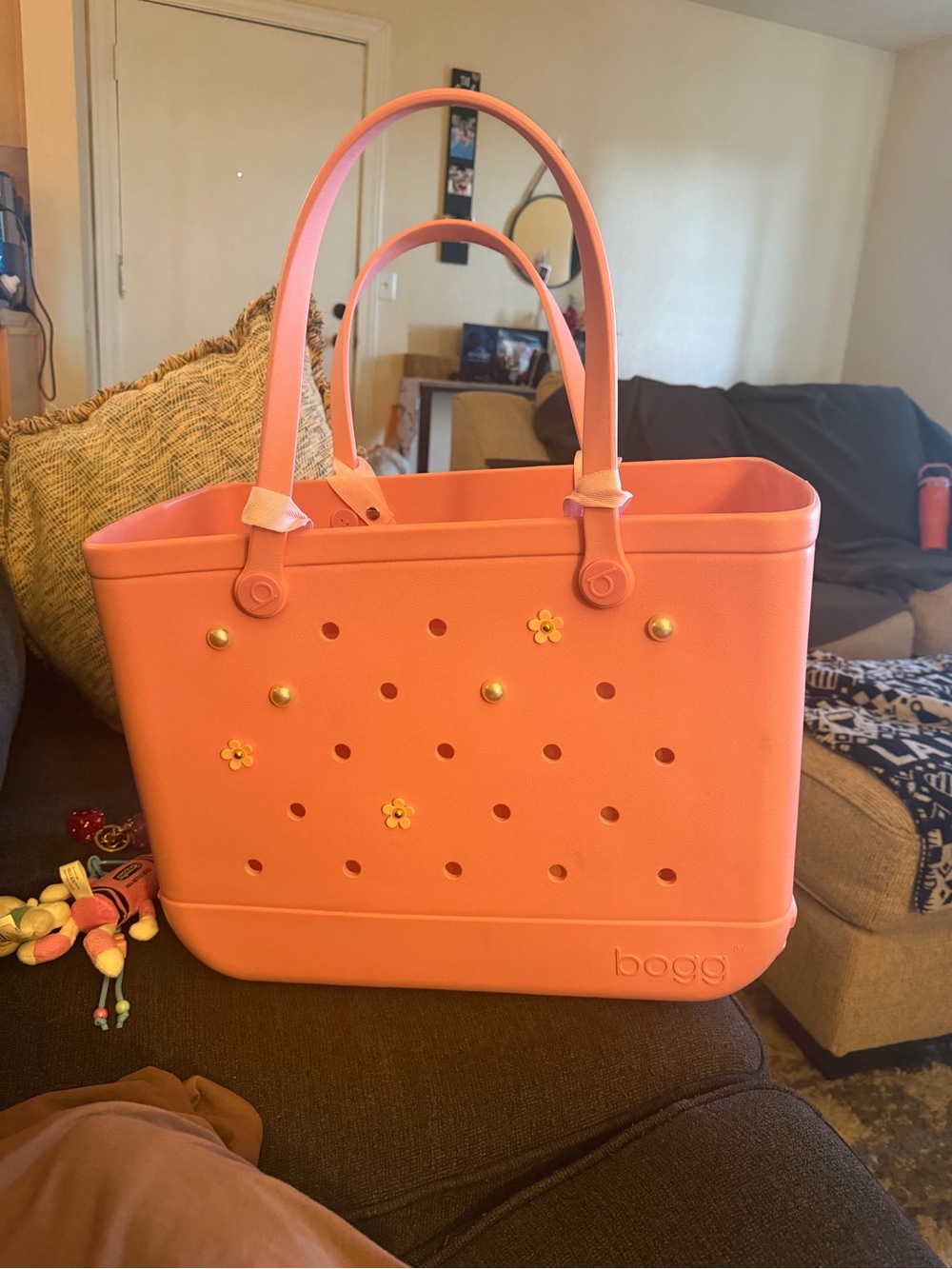 Large bubble gum bogg bag. - Picture 2 of 3